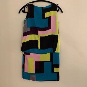 Color Block Shift Dress